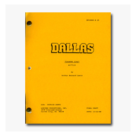 Larry Hagman Dallas Script